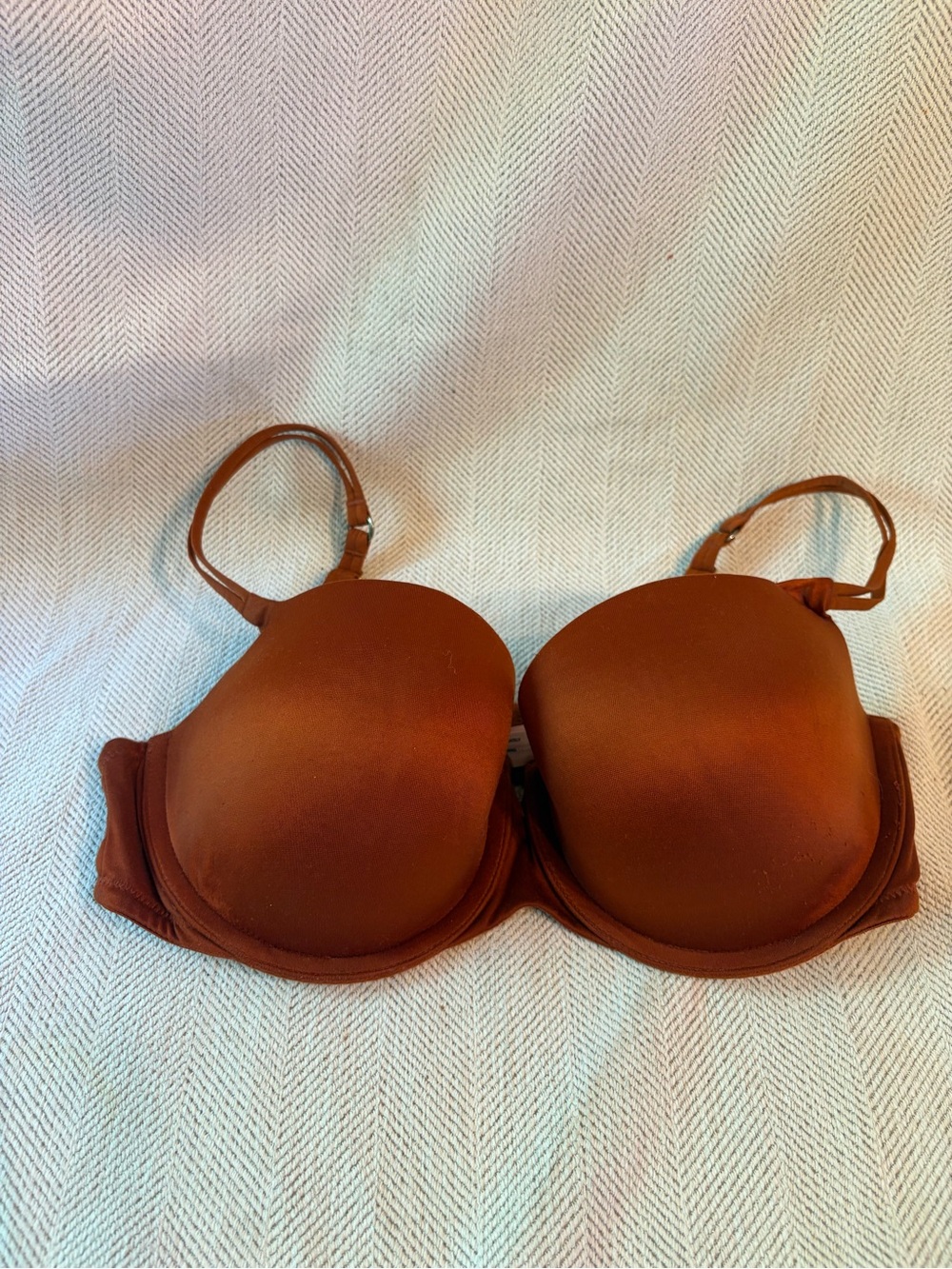 Rust Brown Molded push up bra